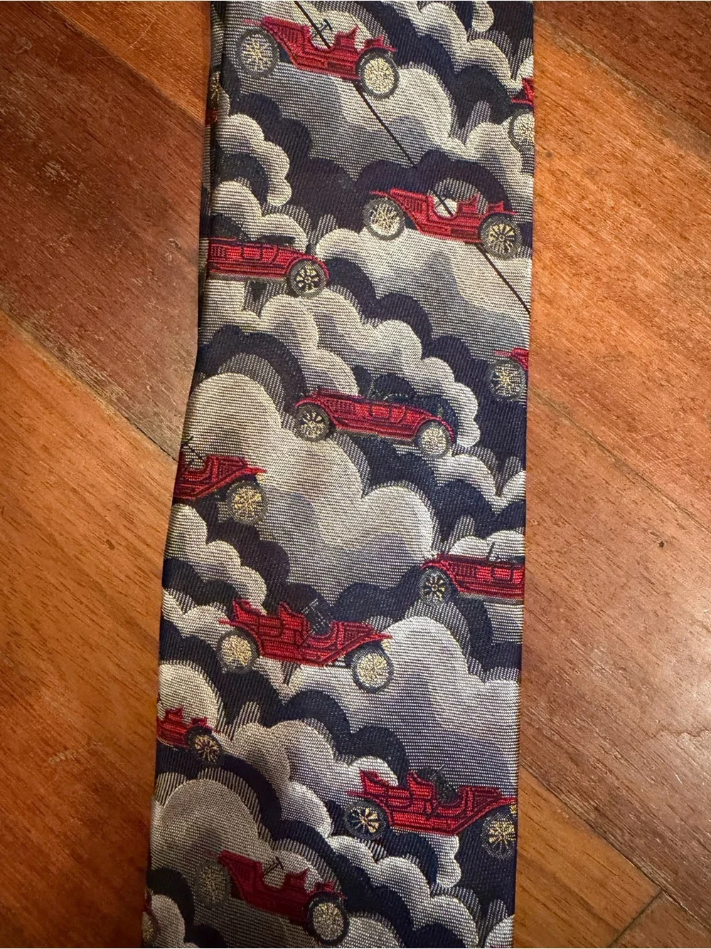 Robert Talbott Pebble Beach Concours 1997 Silk Tie Vintage Car Collector USA